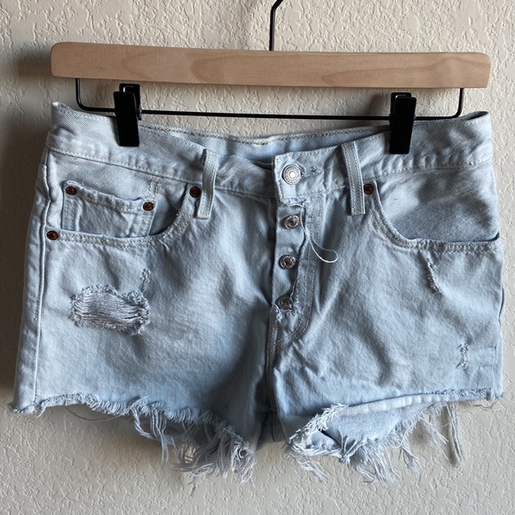 Levi's Pants - Levi’s 501 high waisted cutoff denim shorts